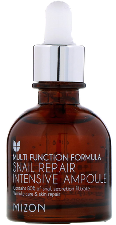 MIZON Snail Repair Intensive Ampoule serumas, 30 ml