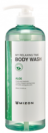 MIZON My Relaxing time Aloe dušo gelis, 800 ml