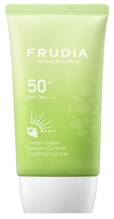FRUDIA Green Grape Sebum Control Cooling apsauginis kremas nuo saulės, 50 g