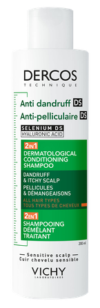 VICHY Dercos Anti Dandruff, 2 in 1 šampūnas-kondicionierius, 200 ml