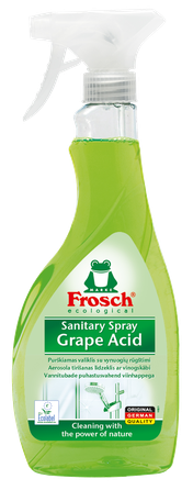 FROSCH Sanitary Spray Grape Acid purškiamas valiklis, 500 ml