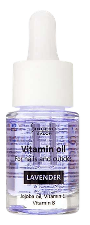 SINCERO SALON su levandų aromatu nagų ir odelių aliejus, 10 ml