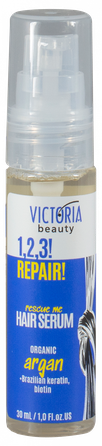 VICTORIA BEAUTY 1,2,3! Repair! for Damaged Hair plaukų serumas, 30 ml