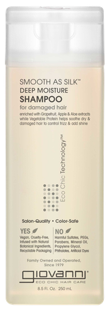 GIOVANNI Smooth As Silk šampūnas, 250 ml