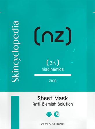SKINCYCLOPEDIA su niacinamidu ir cinku, veido kaukė, 1 vnt.