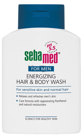 SEBAMED Energizing Hair & Body šampūnas, 200 ml