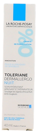 LA ROCHE-POSAY Toleriane Dermallergo Night veido kremas, 40 ml