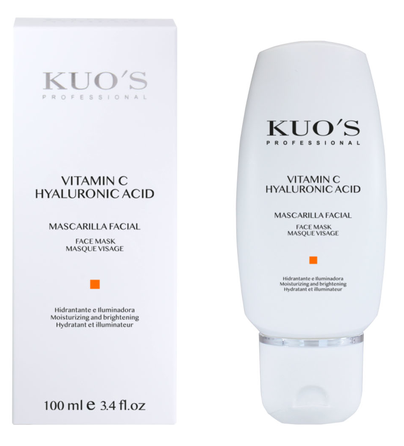 KUOS Vitamin C and Hyaluronic Acid veido kaukė, 100 ml