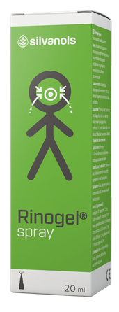 RINOGEL kvėpavimą lengvinantis nosies purškalas, 20 ml
