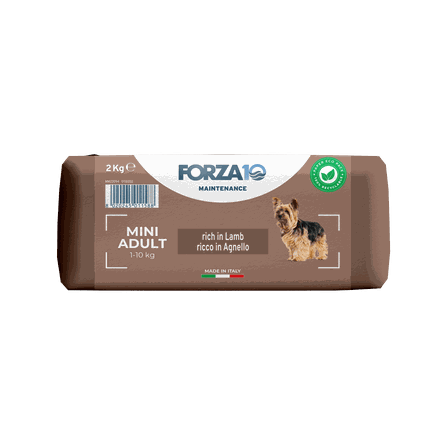 FORZA10 Maintenance Mini Adult, su ėriena, šunims sausas pašaras, 2 kg