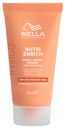 WELLA PROFESSIONALS Invigo Nutri-Enrich giliai maitinanti plaukų kaukė, 30 ml