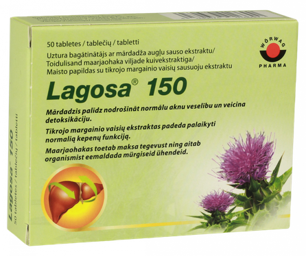 LAGOSA tabletės, 50 vnt.