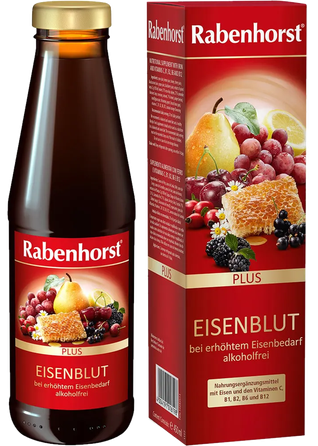 RABENHORST Eisenblut sultys, 450 ml