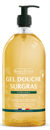 BEAUTERRA Extra-Doux maitinanti odą dušo gelis, 1000 ml