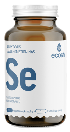 ECOSH bioaktyvus Selenas 150 μg kapsulės, 90 vnt.