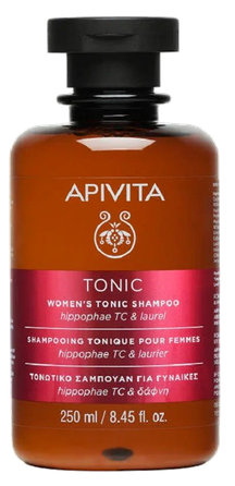 APIVITA Women's Tonic, Hippophae TC & Bay Laurel šampūnas, 250 ml