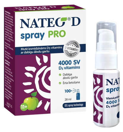NATEO D Pro SV 4000 gel purškalas, 28 ml