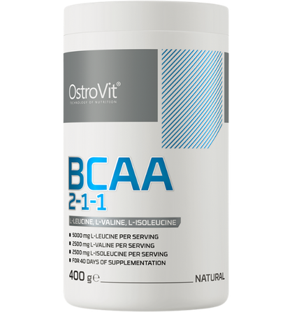 OSTROVIT BCAA 2-1-1 Natural milteliai, 400 g
