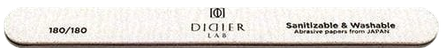 DIDIER LAB Straight Speedy White 180/180 nagų dildė, 1 vnt.