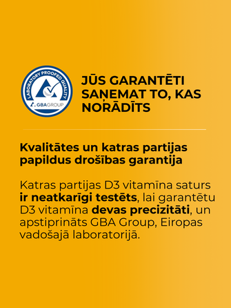 LYL sunD3 ProCaps 4000 SV kapsulės, 60 vnt.