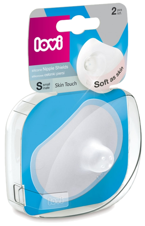 LOVI Skin Touch silikoninė spenelių apsauga, 2 vnt.