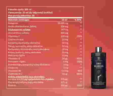 SAPIENS Forte Kolagenas (persikų sk.) skystis, 500 ml