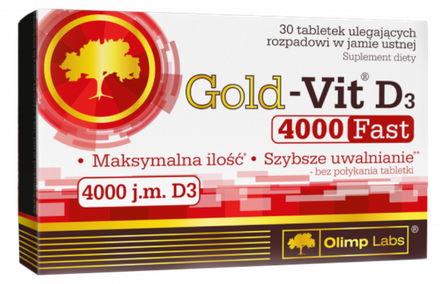 OLIMP LABS Gold Vit D3 4000 tabletės, 30 vnt.