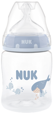 NUK Perfect Match (0+ m) Silicone (150 ml) buteliukas, 1 vnt.