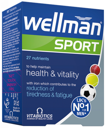 WELLMAN   Sport tabletės, 30 vnt.