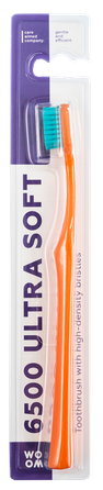 WOOM 6500 Ultra Soft labai minkštas dantų šepetėlis, 1 vnt.