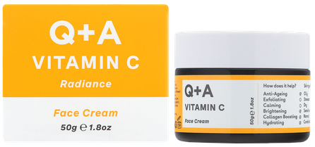 Q+A Vitamin C Radiance veido kremas, 50 g