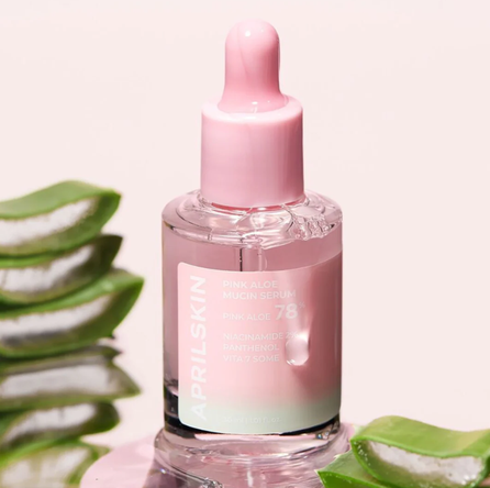 APRILSKIN Pink Aloe Mucin, intensyviai drėkinantis serumas, 30 ml