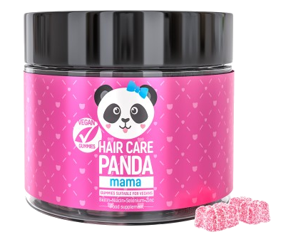 HAIR CARE PANDA Mama kramtomosios pastilės, 30 vnt.