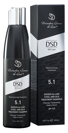 DSD DE LUXE Dixidox 5.1 chemiškai paveiktiems plaukams šampūnas, 200 ml