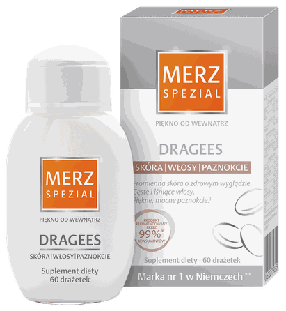 MERZ Merz Spezial Dragees dražė, 60 vnt.