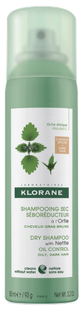 KLORANE su dilgėlių ekstraktu,  sausas šampūnas, 150 ml
