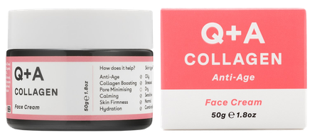 Q+A Collagen Anti-Age veido veido kremas, 50 ml