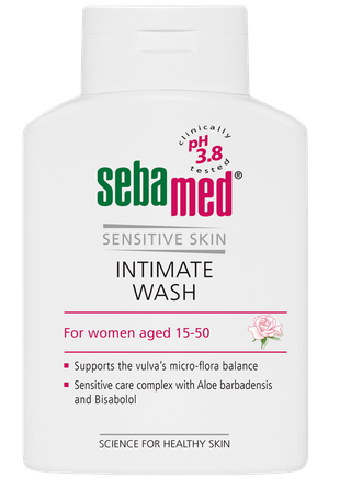 SEBAMED Sensitive skin prausiklis intymiai zonai, 200 ml