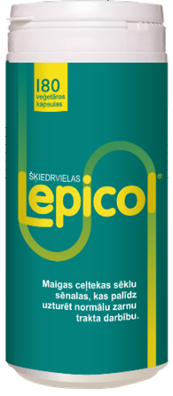 LEPICOL kapsulės, 180 vnt.