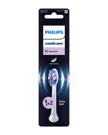 PHILIPS Sonicare Sensitive HX6052/87 elektrinių dantų šepetėlių galvutės, 2 vnt.