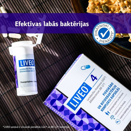 LIVEO  4 kapsulės, 7 vnt.