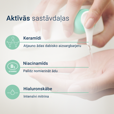 CERAVE For Face And Bodu With Ceramides valomasis gelis, 236 ml