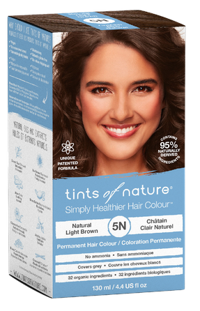 TINTS OF NATURE T5N Natural Light Brown plaukų dažai, 130 ml