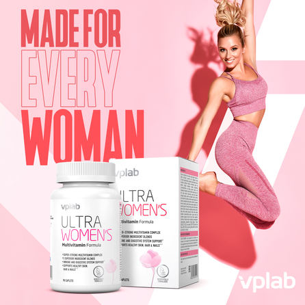 VPLAB Ultra Women's odai, plaukams, nagams,  kapletės, 90 vnt.