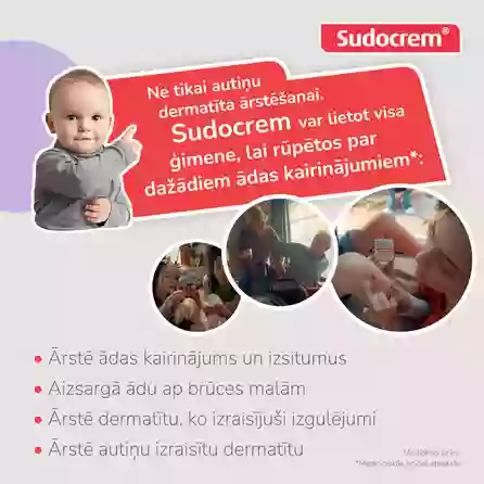 SUDOCREM MULTI-EXPERT nuo iššutimų  kremas, 250 g