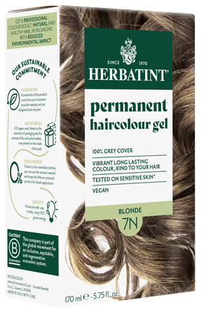 HERBATINT 7N Blonde plaukų dažai, 170 ml