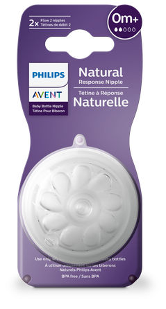 PHILIPS Philips Avent Natural  Response  0M+ čiulptukas, 2 vnt.