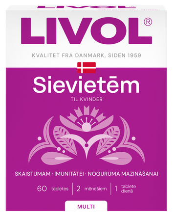 LIVOL  Multi For women tabletės, 60 vnt.