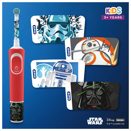 ORAL-B Star Wars KIDS elektrinių dantų šepetėlių rinkinys, 1 vnt.