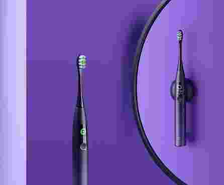 OCLEAN Smart Sonic X Pro Purple Oclean elektrinis dantų šepetėlis, 1 vnt.